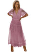 Luminous Dawn Lace Gown